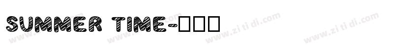 SUMMER TIME字体转换